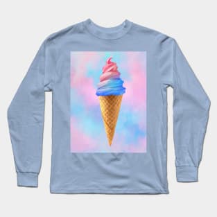 Carnival Cotton Candy Ice Cream Dream Long Sleeve T-Shirt